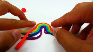 Play-Doh Rainbow Cupcake Easy