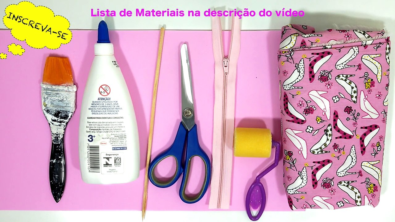 Artesanato EVA - Como Fazer Estojo em EVA Fácil - Segredos de Aline