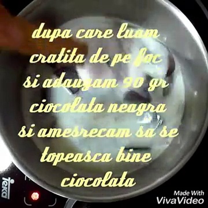 Glazura ciocolata efect oglinda simpla