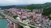 Arap yatırımcıların ilgisi Trabzon'da konut fiyatlarını tırmandırdı...Konutlar havadan görüntülendi