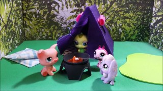 How to Make an LPS Tent PLUS Smores Food: Doll DIY