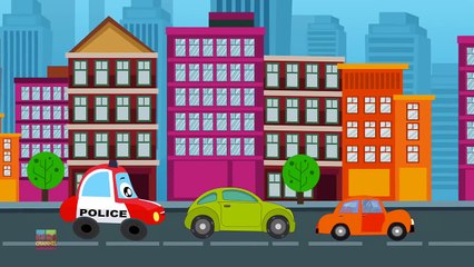 Police Car Song |  Little Red Car | Cartoons For Babies by Kids Channel