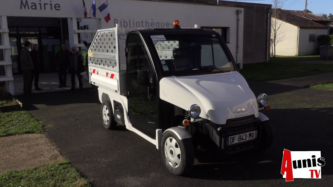 La Laigne reçoit son premier véhicule électrique