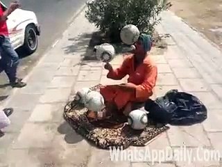 Amazing Five Ball Moves On Leg And Hand.