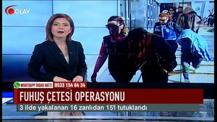 Fuhuş çetesi operasyonu