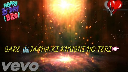 Happy birthday bro  Whatsapp Status Video