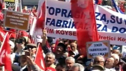 CHP’den büyük şeker mitingi