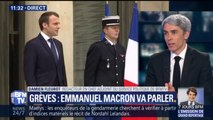 Sur TF1, Emmanuel Macron 