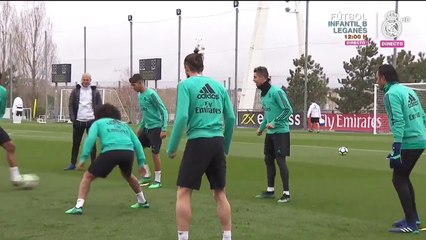 El Real Madrid prepara el derbi frente al Atlético