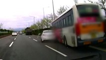 시내버스 사고 유발 운전자 구속...