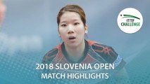 2018 Slovenia Open Highlights I Sakura Mori vs Minami Ando (1/2)