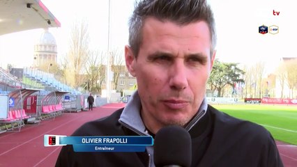 Interview d'Olivier FRAPOLI entraîneur de Boulogne