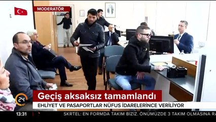 Geçiş eksiksiz tamamlandı