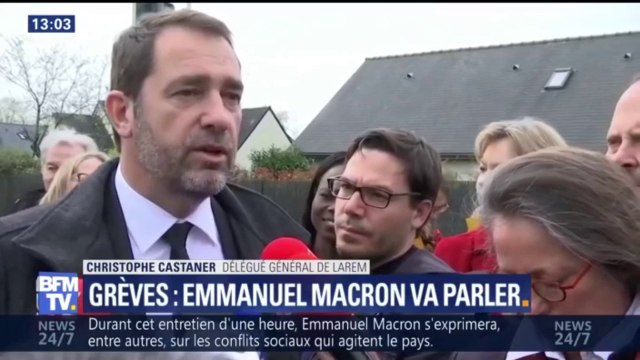 Emmanuel Macron parle quand il le juge nécessaire , estime Castaner