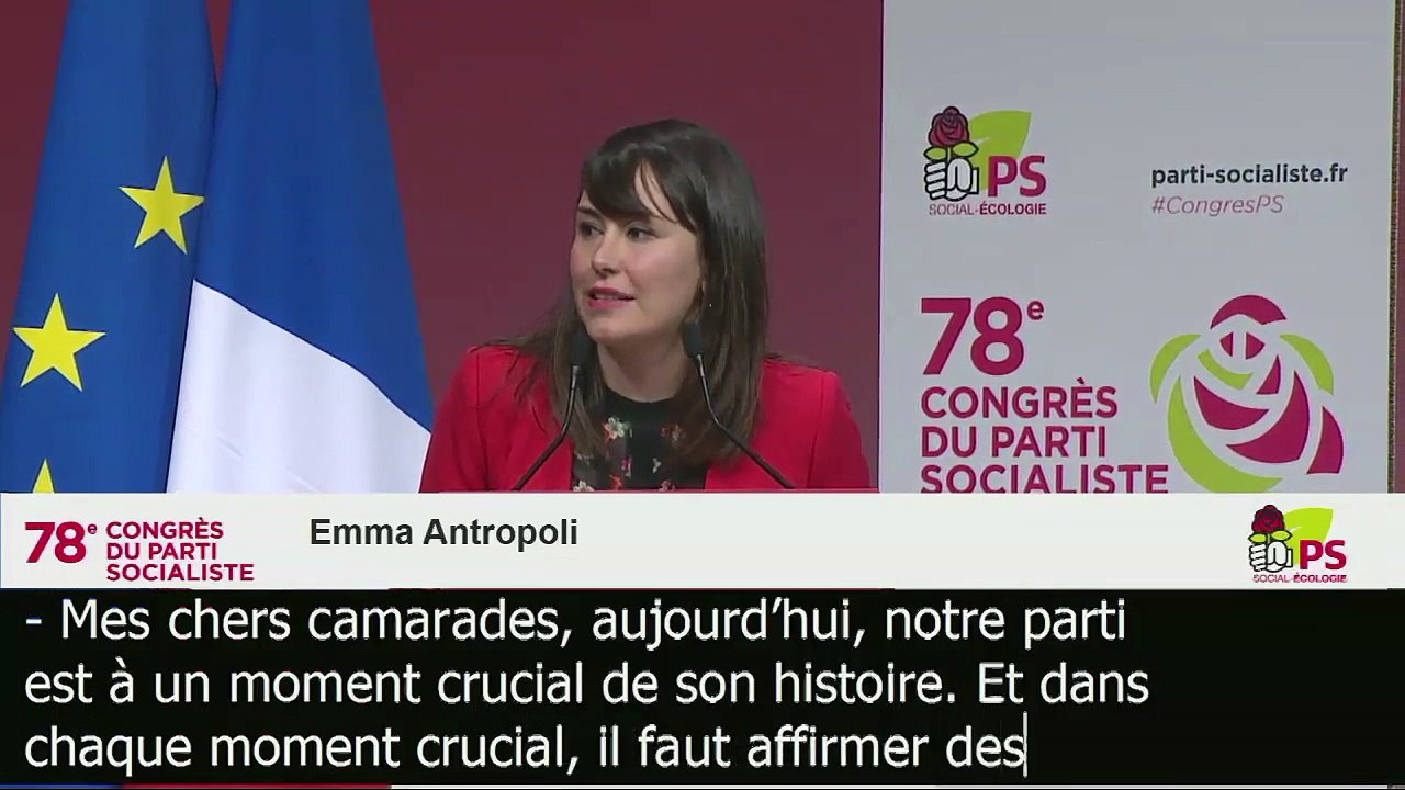 Discours d'Emma Antropoli