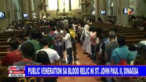 Public veneration sa blood relic ni St. John Paul II, dinagsa