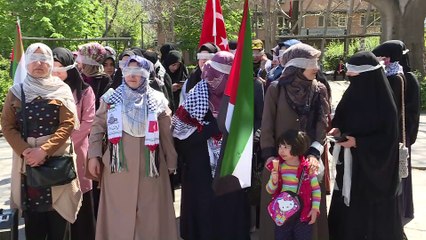 Başkentte Filistin'e destek gösterisi - ANKARA