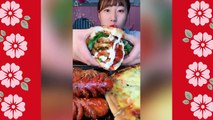 MEOGBANG BJ COMPILATION-CHINESE FOOD-MUKBANG-Greasy Chinese Food-Beauty eat strange food-NO.120