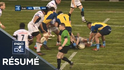 PRO D2 - Résumé Nevers-Angoulême: 34-19 - J29 - Saison 2017/2018