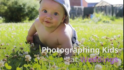 Photographing kids at weddings