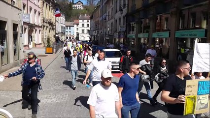 Le collectif "Colère 88" défile dans les rues d'Epinal