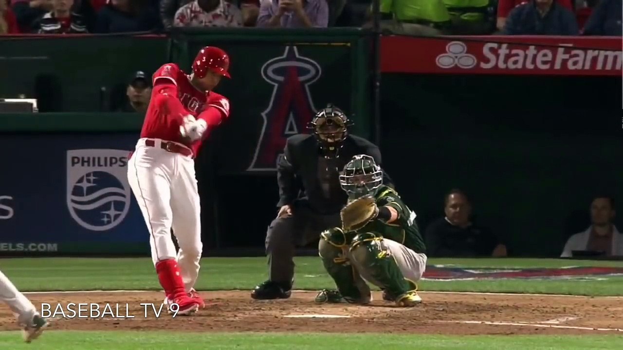 【全米熱狂】大谷翔平 驚愕の３試合連続ホームラン MLB 2018.4.7 エンゼルスvsアスレチックス