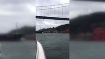 İstanbul Boğazı'nda Gemi Yalıya Çarptı - Çarpma Anı (3)