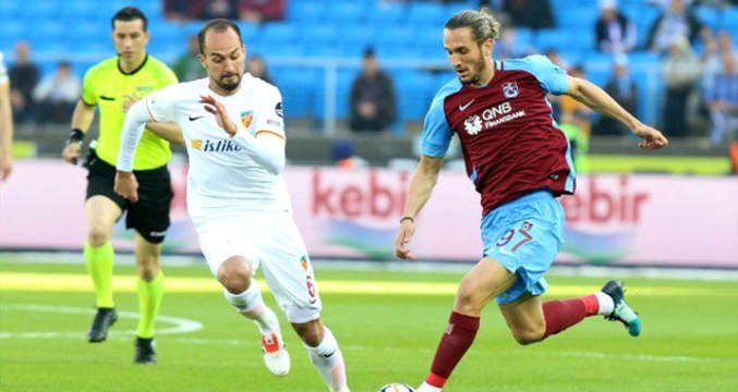 Trabzonspor, Sahasında Kayserispor'u 4-0 Mağlup Etti