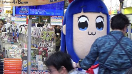 【アニメイト町田】ポプ子 ピピ美 町田に立つ【ポプテピピック】