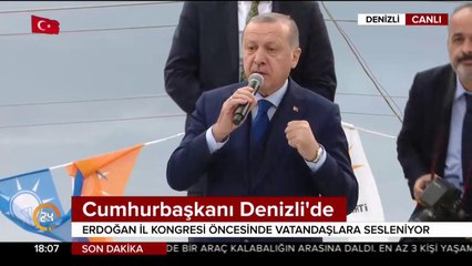 Cumhurbaşkanı Erdoğan açıklama yapıyor