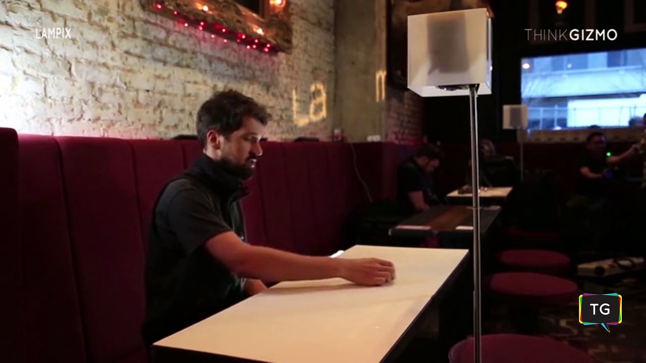 Lampix Intelligent interactive Augmented Reality tabletop