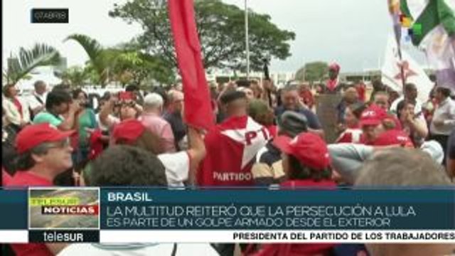 Brasileños se movilizan en 25 estados del país en apoyo a Lula