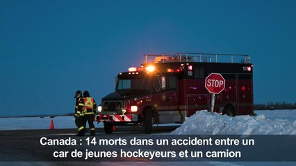 Canada: les secours sur place après l'accident de car