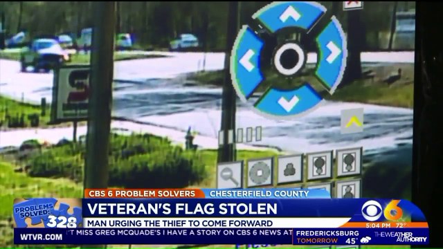Veteran Threatens to Post Video of Thief Stealing American Flag, Draggin it