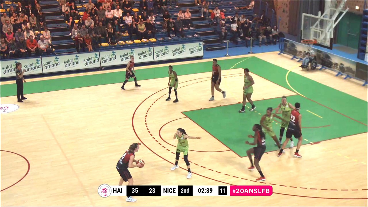 LFB 17/18 - J21 : Hainaut Basket - Nice