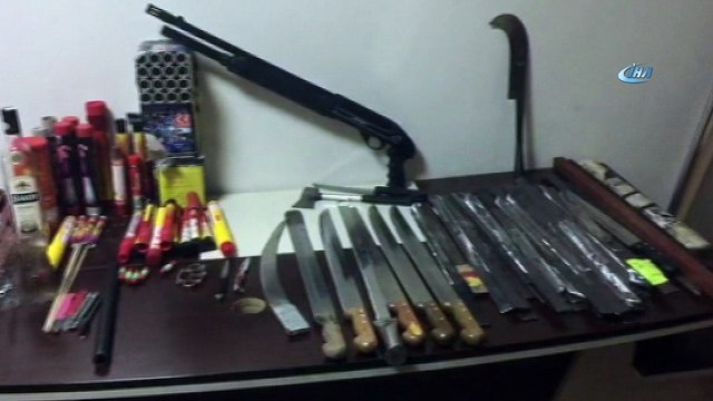 Göztepe taraftarlarında ele geçirilenler şoke etti