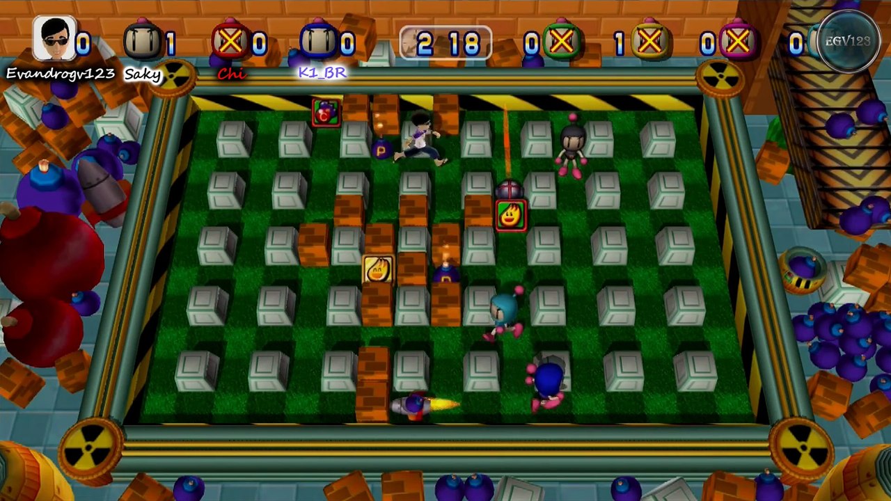 [001] [60 FPS] A Bomba me Matou! (Bomberman Live  Battlefest) feat. #TeamJapaBR