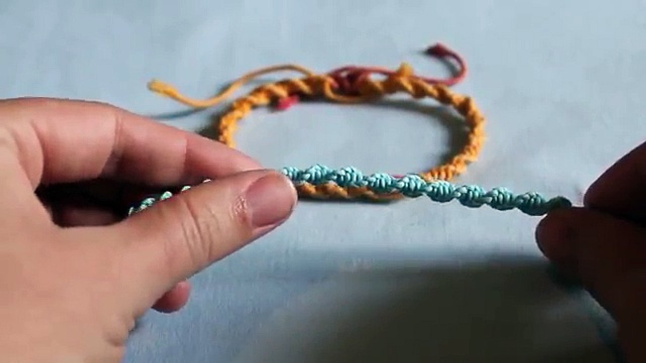 Makramee: Grundtechnik Spirale