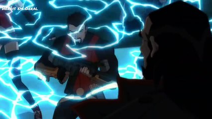 Flash Reverso conta como sobreviveu ao tiro do Batman - DUBLADO PT-BR (HD)