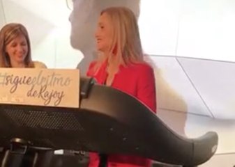 Cifuentes se sube a la cinta de correr de Rajoy