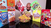 تحدي ١٠،٠٠٠ سعرة من الكورن فليكس || Cereal Challenge 10,000 Calories