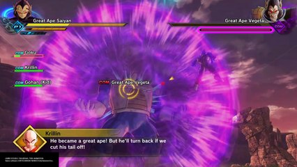 DRAGON BALL XENOVERSE 2_Great ape battle