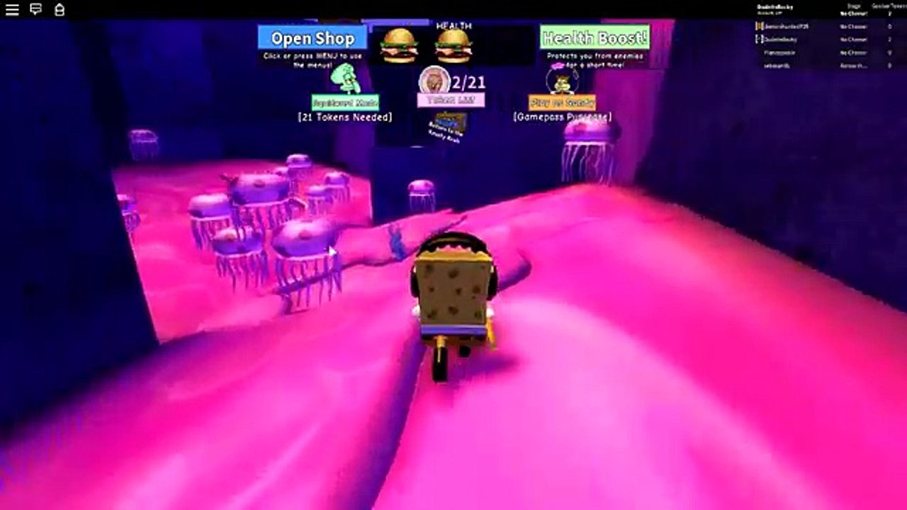 "SPONGEBOB SQUAREPANTS FULL MOVIE GAME" (Spongebob in Roblox, Roblox Spongebob Kids Games)