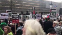 - Londra’da Filistin’e destek gösterisi