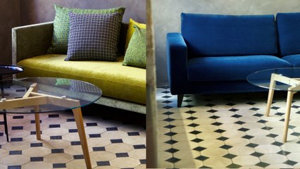 canape bleu canard Geneve