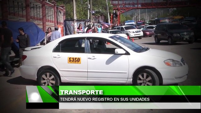Transporte tendrá nuevo registro en sus unidades