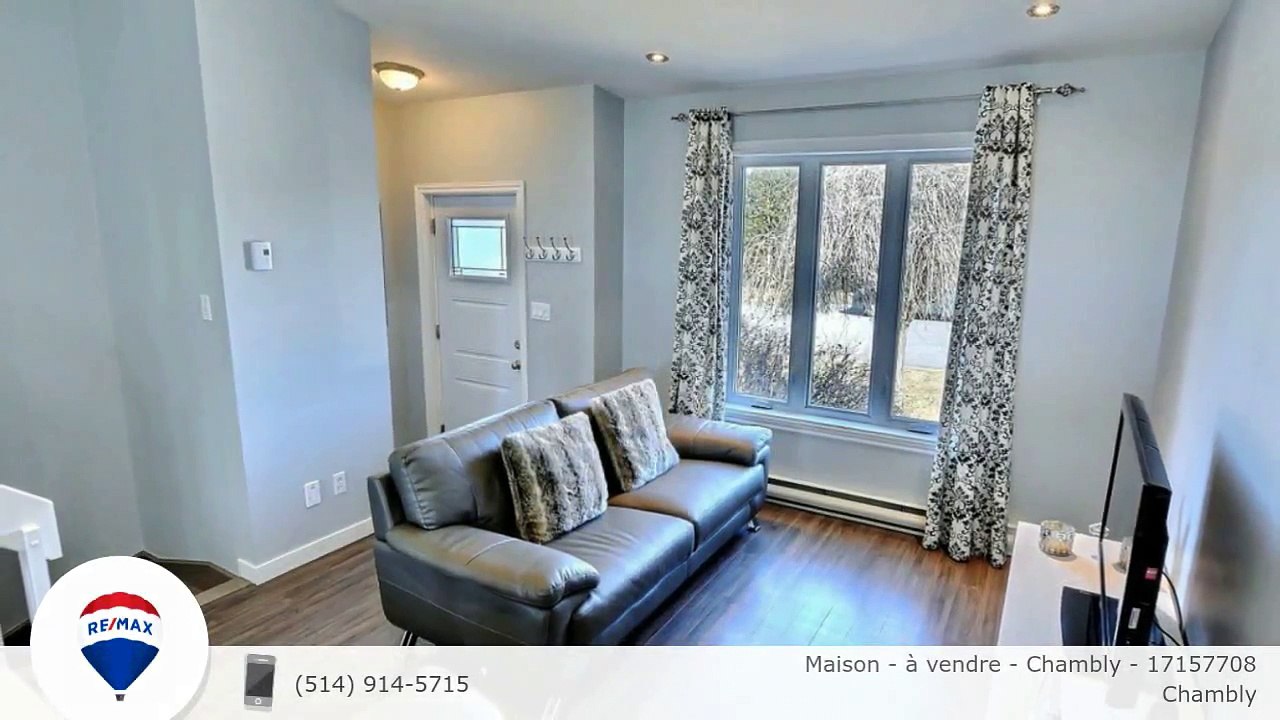 Maison à vendre Chambly 17157708 Vidéo Dailymotion