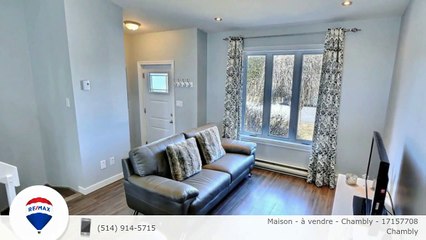 Maison - à vendre - Chambly - 17157708