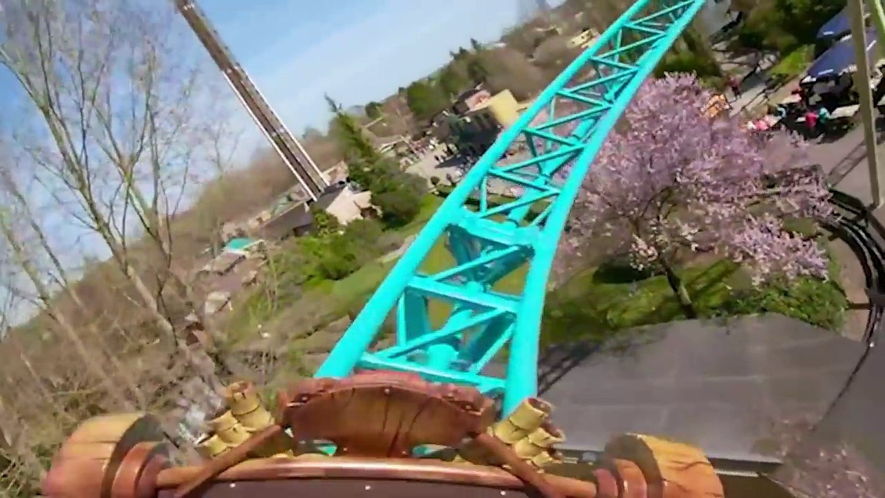 Walibi Belgium: Tiki-Waka POV onride video