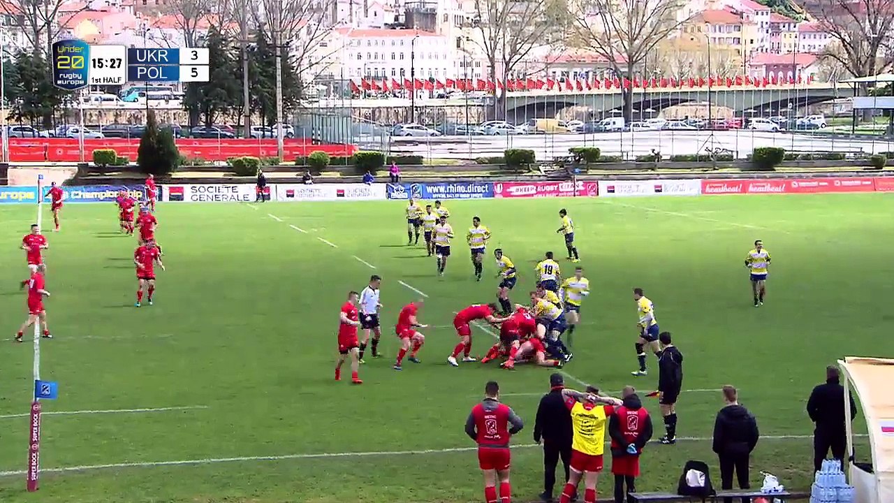 REPLAY UKRAINE / POLAND - RUGBY EUROPE U20 CHAMPIONSHIP 2018 - COIMBRA (PORTUGAL)